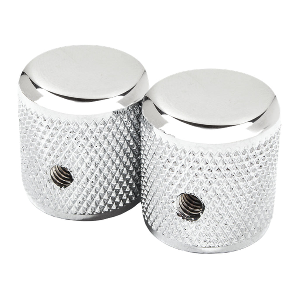 Fender Pure Vintage '58 Telecaster Knurled Knobs Set - Chrome/Aluminum