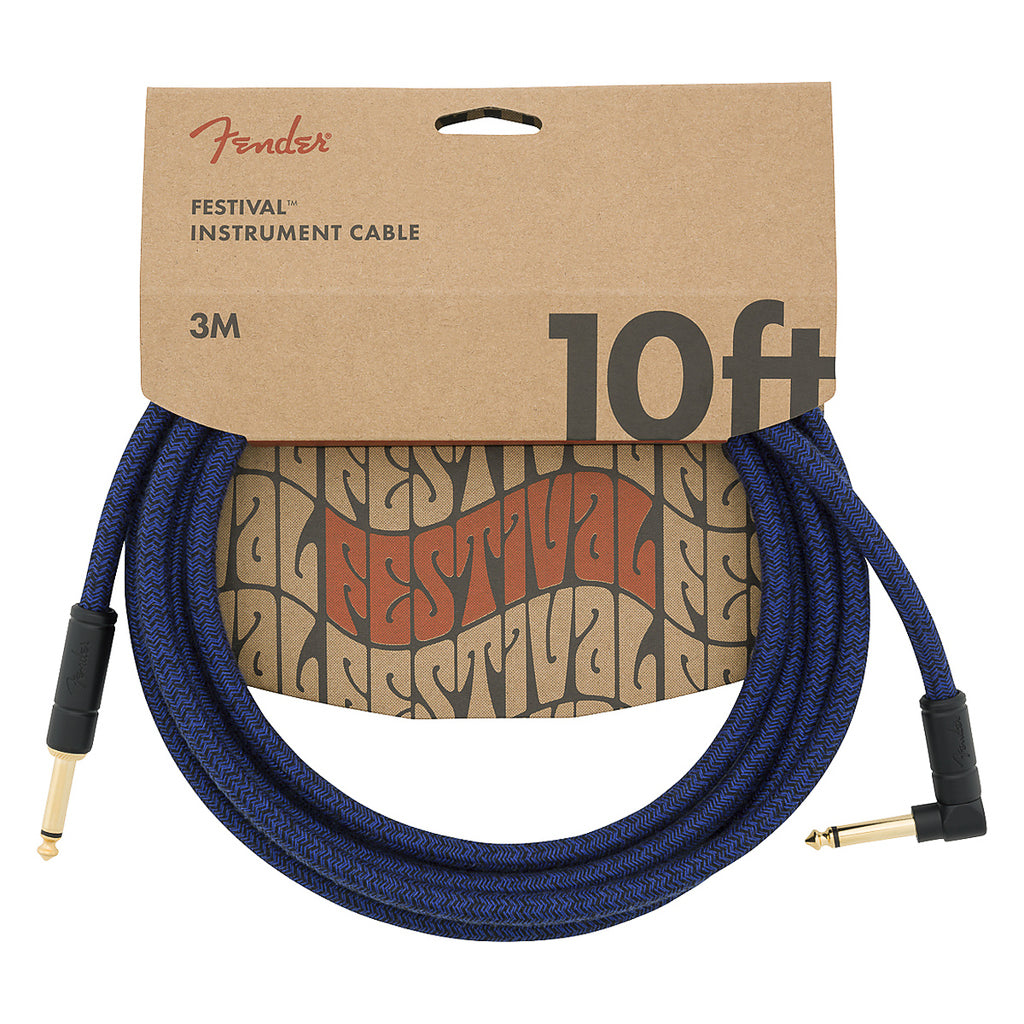 Fender Festival Instrument Cable - Blue Dream 10'