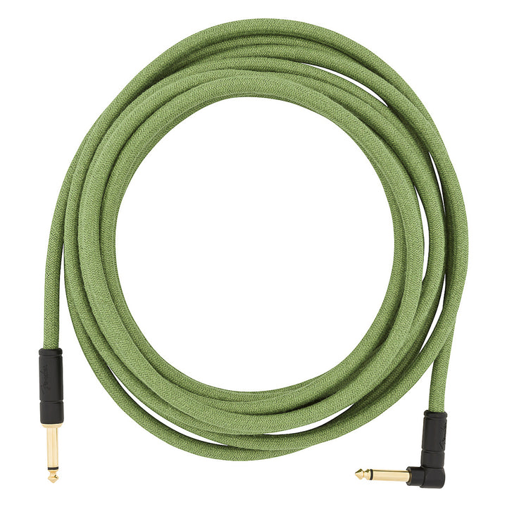 Fender Festival Instrument Cable - Green 18.6'