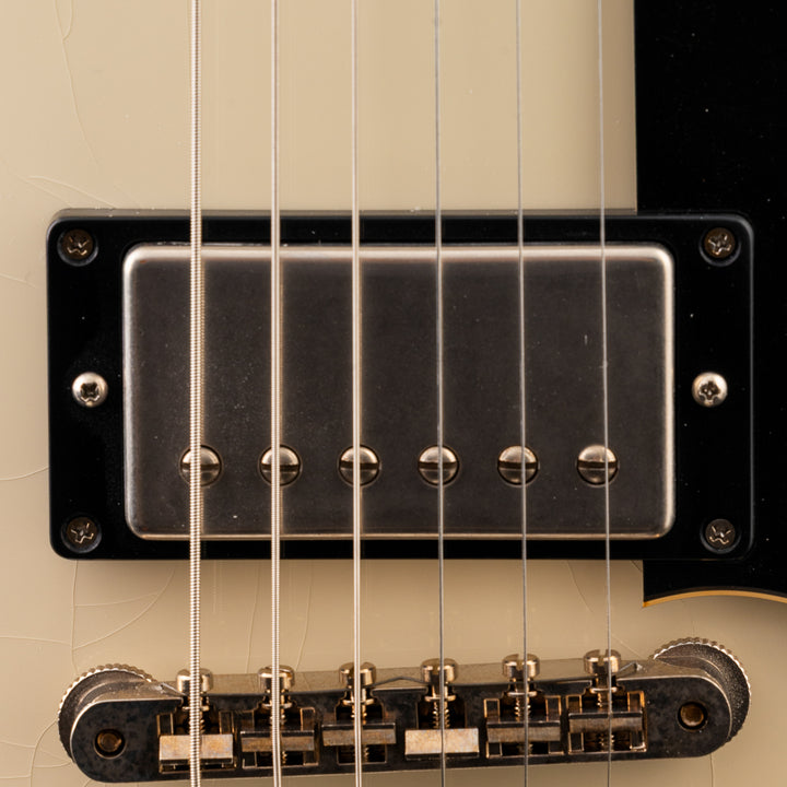 Collings I-30 LC with Bigsby, Humbuckers - Aged Olympic White (857)