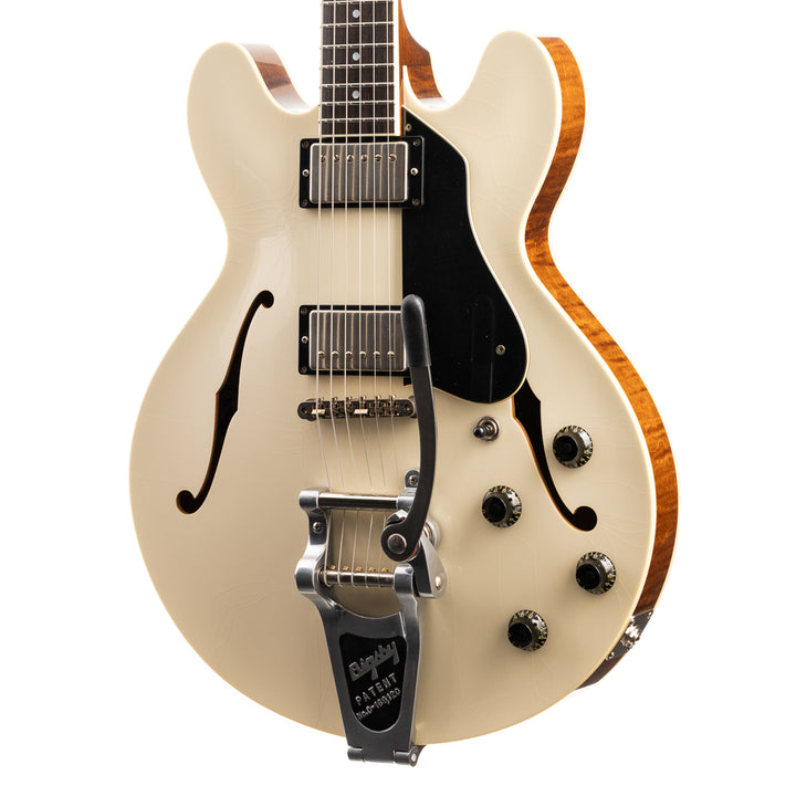 Collings I-30 LC with Bigsby, Humbuckers - Aged Olympic White (857)