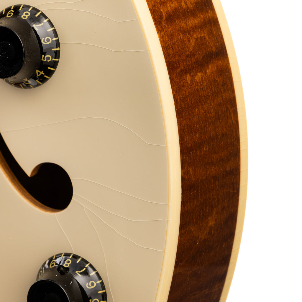 Collings I-30 LC with Bigsby, Humbuckers - Aged Olympic White (857)