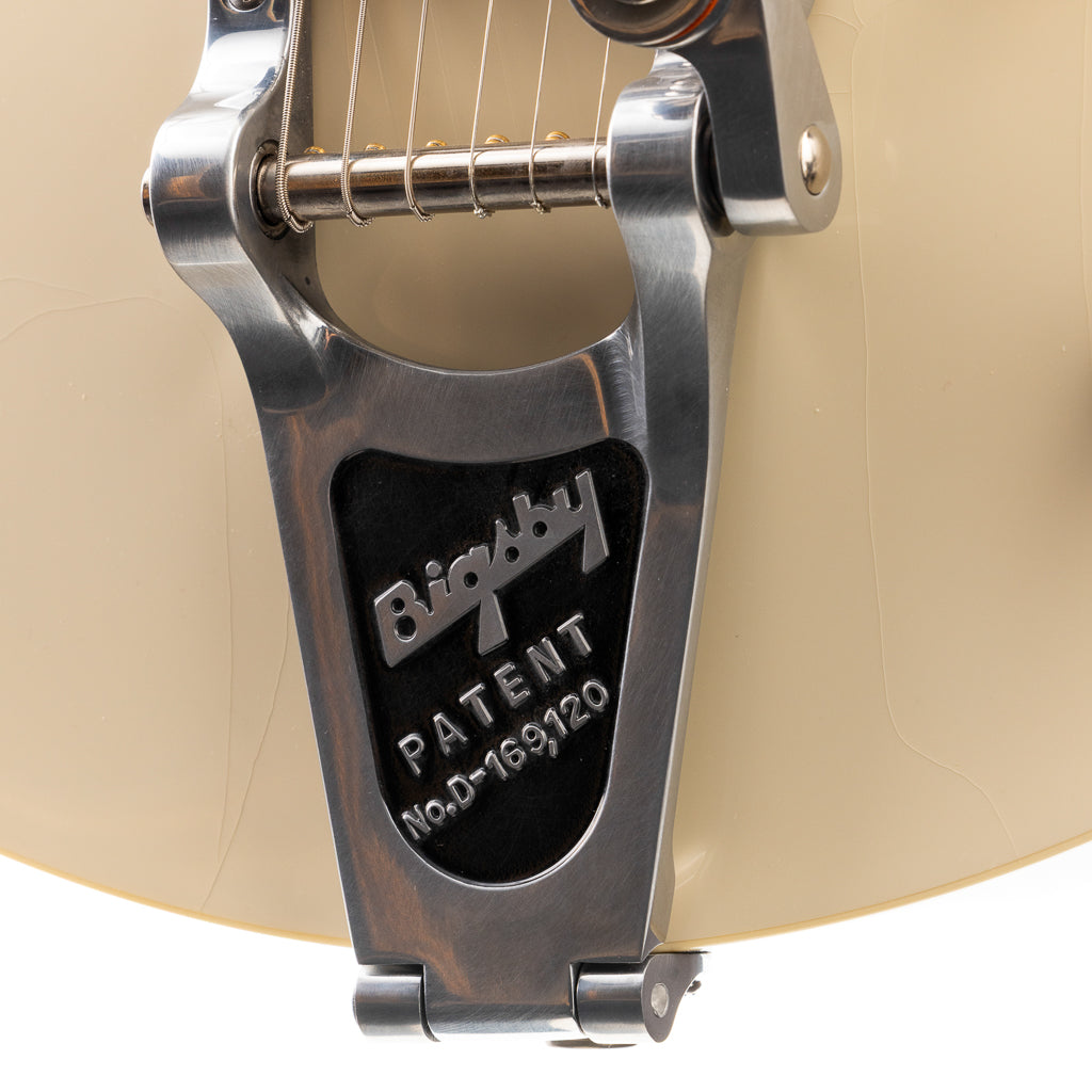 Collings I-30 LC with Bigsby, Humbuckers - Aged Olympic White (857)