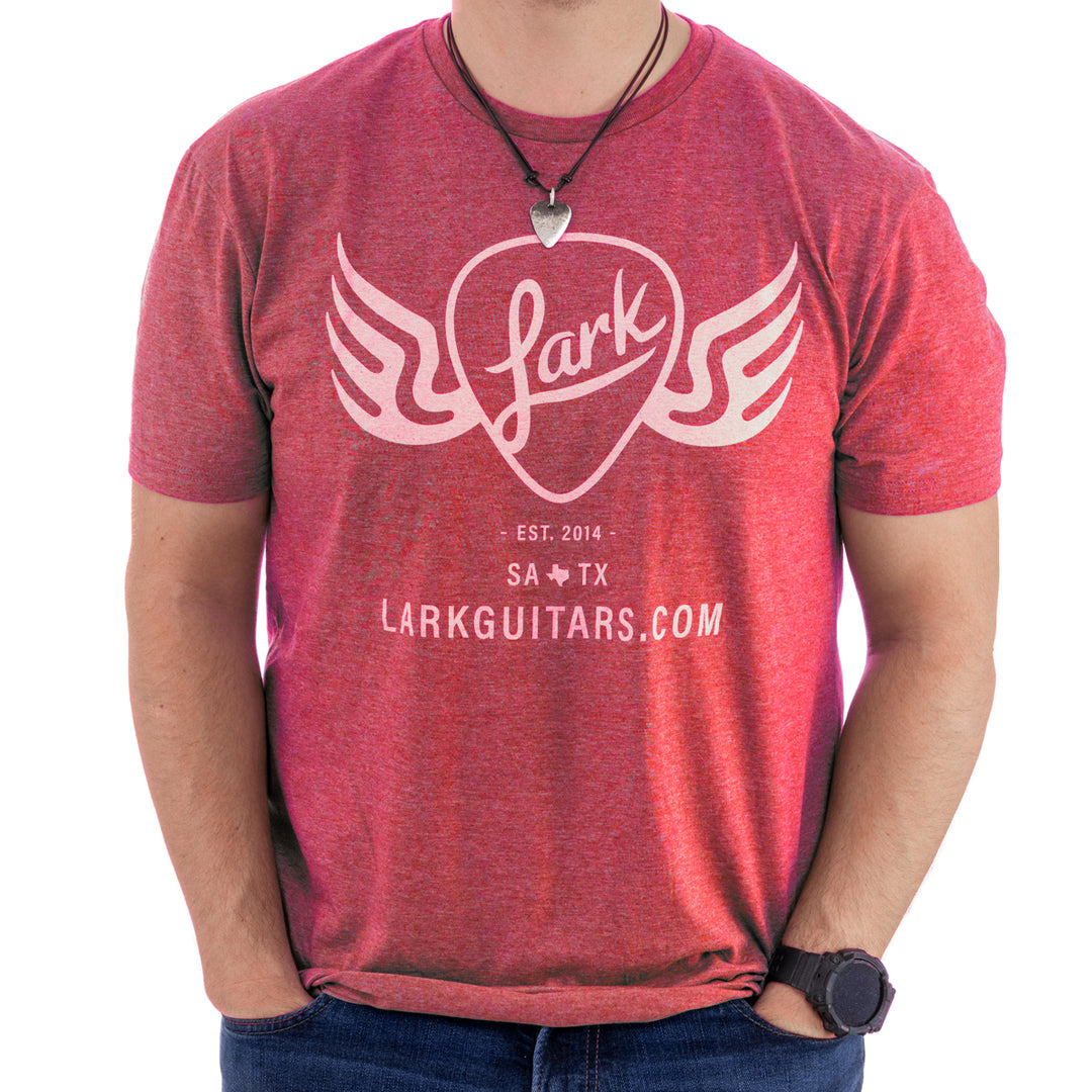 Lark Guitars - Heather Red T-Shirt