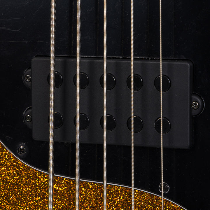 Ernie Ball Music Man Dark Ray 5 - Gold Bar (726)