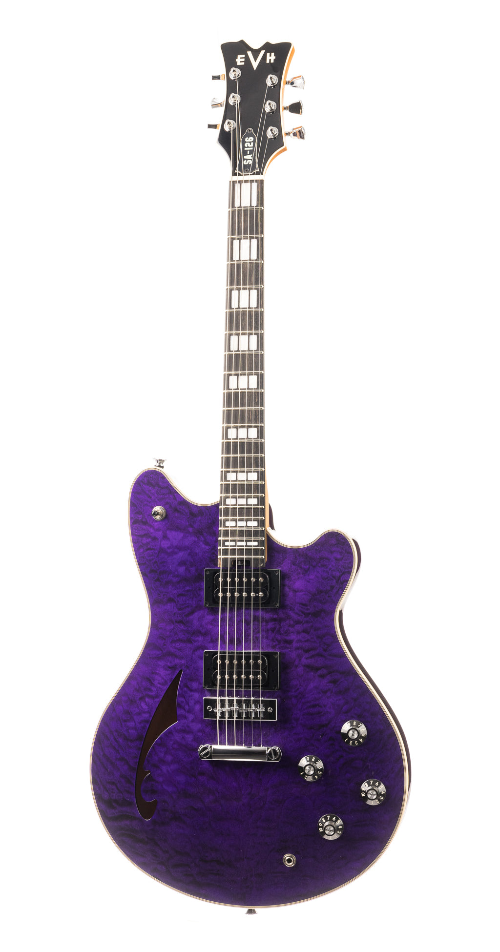 EVH SA-126 Special QM - Transparent Purple (440) – Lark Guitars