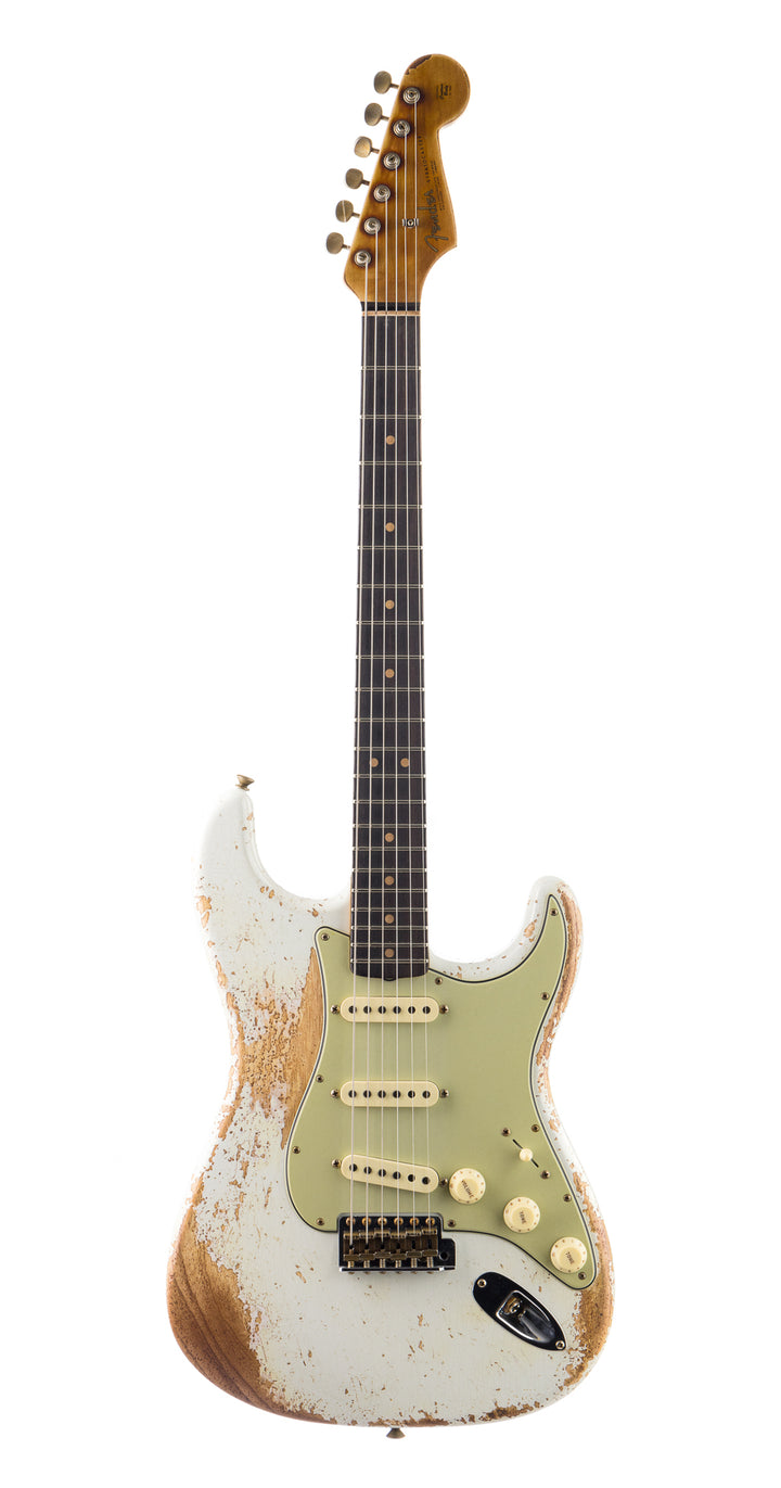 Fender Custom Shop 1963 Stratocaster Super Heavy Relic - Olympic White (302)