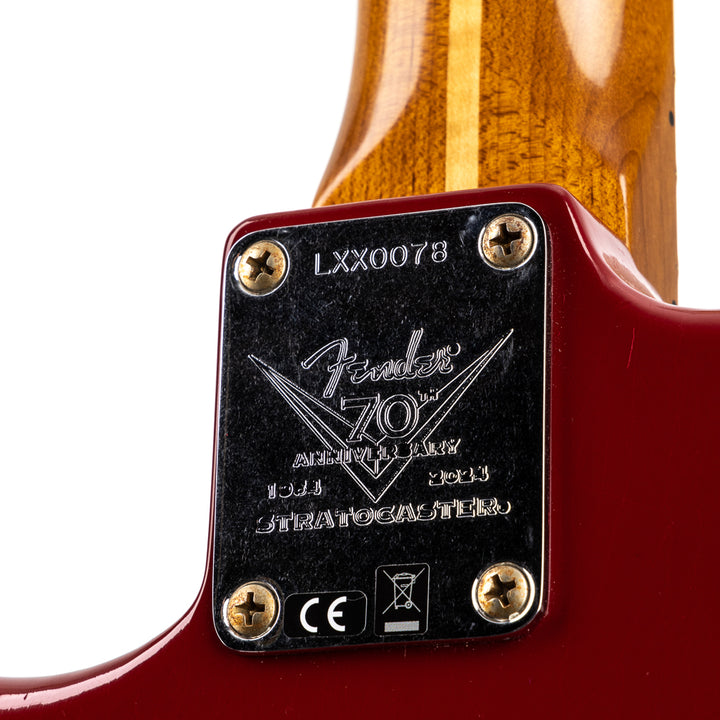 Fender Custom Shop Limited 70th Anniversary Roasted '54 Stratocaster Journeyman Relic - Cimarron Red (078)