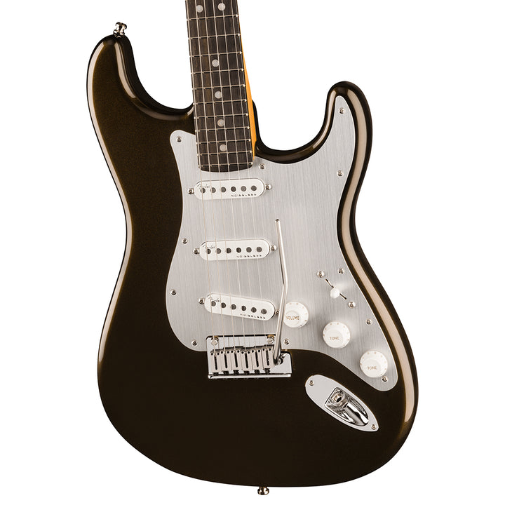 Fender American Ultra II - Stratocaster, Ebony FB - Texas Tea (473)