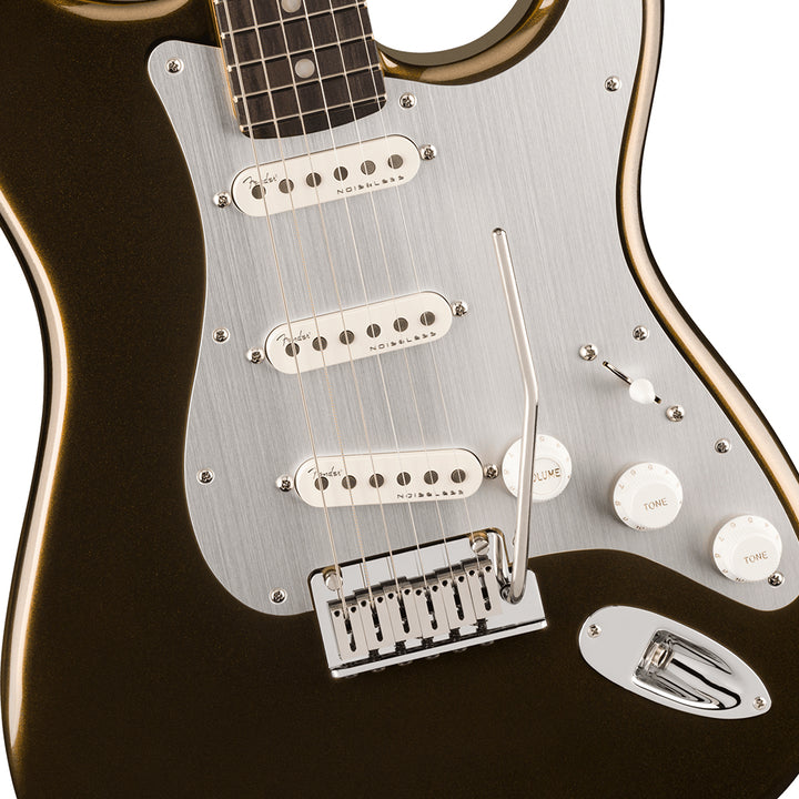 Fender American Ultra II - Stratocaster, Ebony FB - Texas Tea (473)