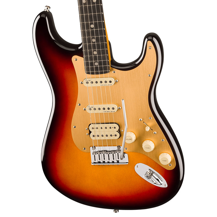 Fender American Ultra II - Stratocaster HSS, Ebony 372 - Ultraburst (372)