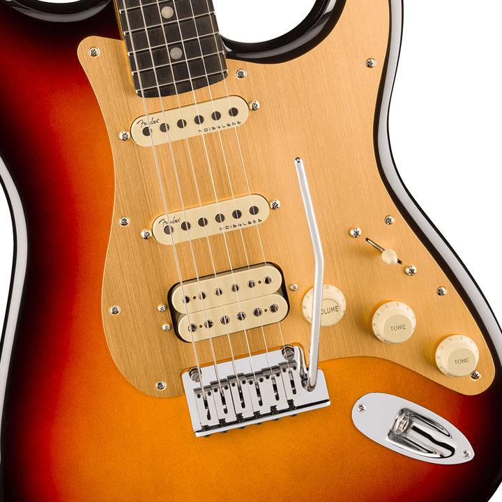 Fender American Ultra II - Stratocaster HSS, Ebony 372 - Ultraburst (372)