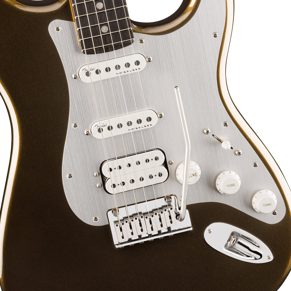 Fender American Ultra II - Stratocaster HSS, Ebony FB - Texas Tea (607)