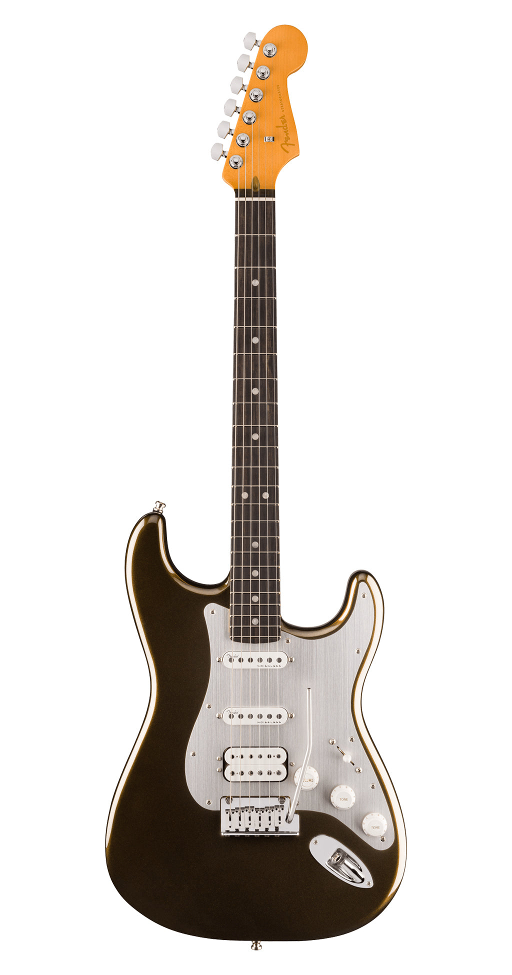 Fender American Ultra II - Stratocaster HSS, Ebony FB - Texas Tea (607)