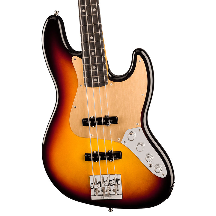 Fender American Ultra II - Jazz Bass, Ebony FB -  Ultraburst (581)