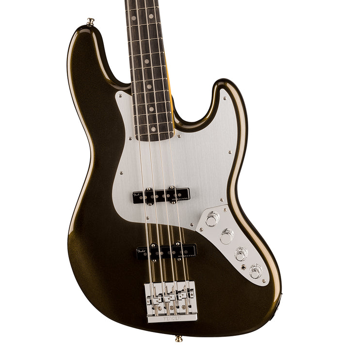 Fender American Ultra II - Jazz Bass, Ebony FB - Texas Tea (918)