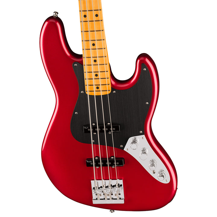 Fender American Ultra II - Jazz Bass, Maple FB - Sinister Red (367)