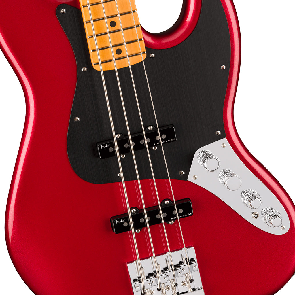 Fender American Ultra II - Jazz Bass, Maple FB - Sinister Red (367)