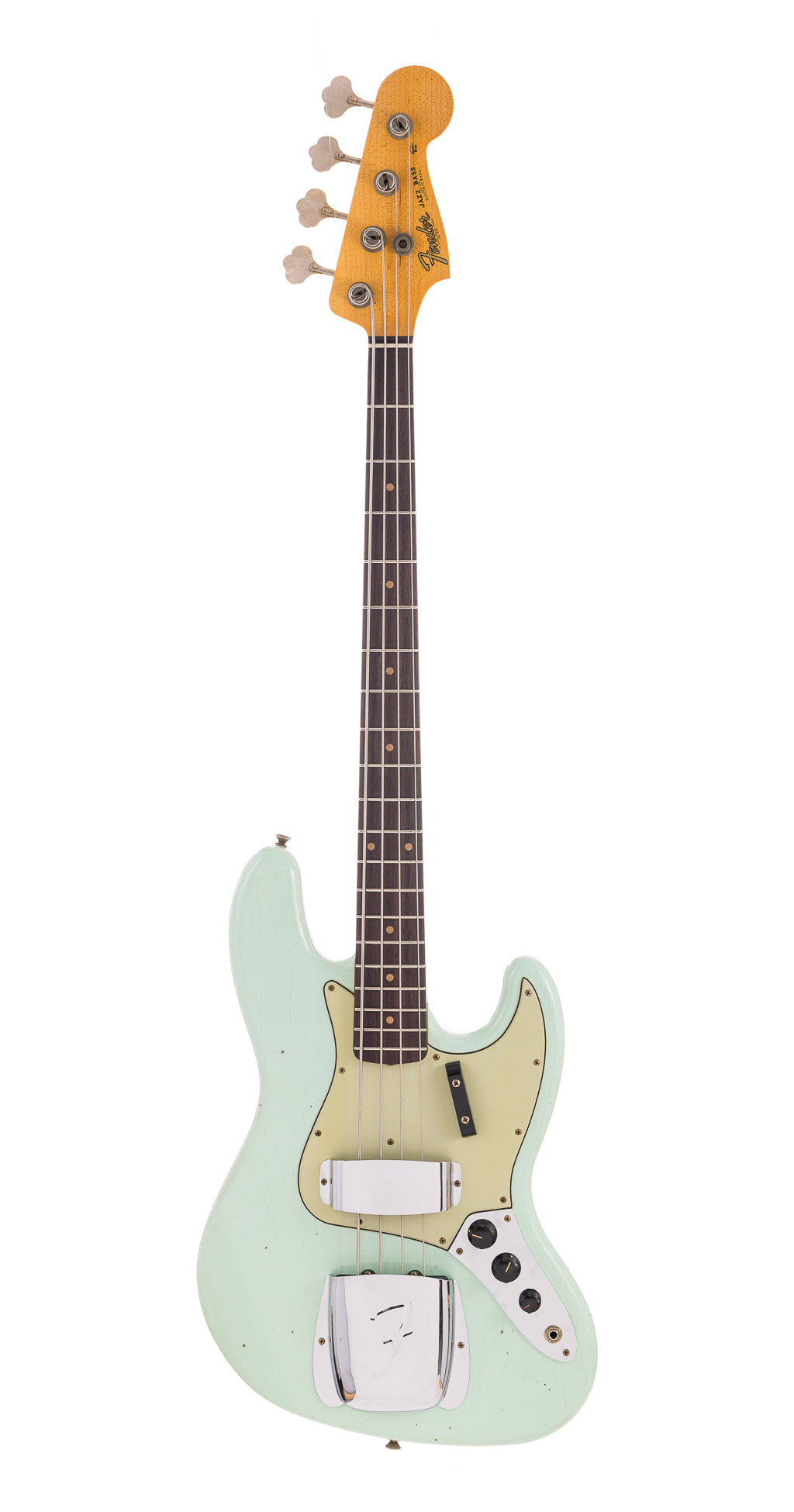 Fender Custom Shop 1962 Journeyman Relic Jazz Bass - Aged Surf Green (798)