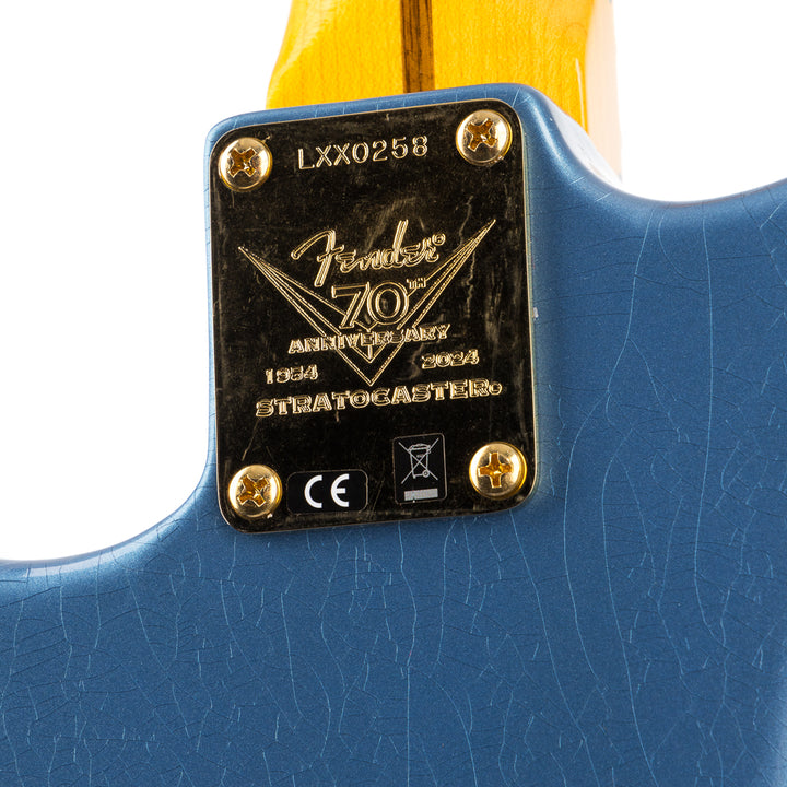 Fender Custom Shop Limited Edition '54 Hardtail Strat DLX Closet Classic - Aged Lake Placid Blue (258)