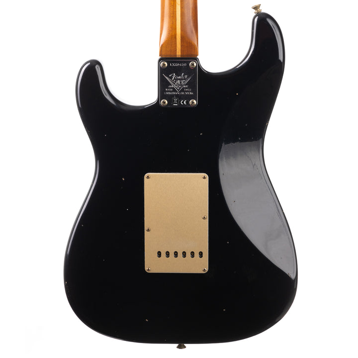 Fender Custom Shop Limited 70th Anniversary Roasted '54 Stratocaster Journeyman Relic -  Black (439)