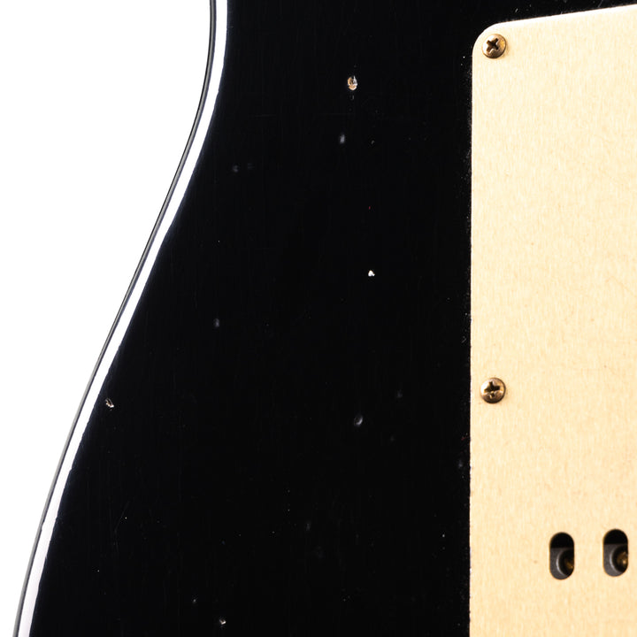 Fender Custom Shop Limited 70th Anniversary Roasted '54 Stratocaster Journeyman Relic -  Black (439)