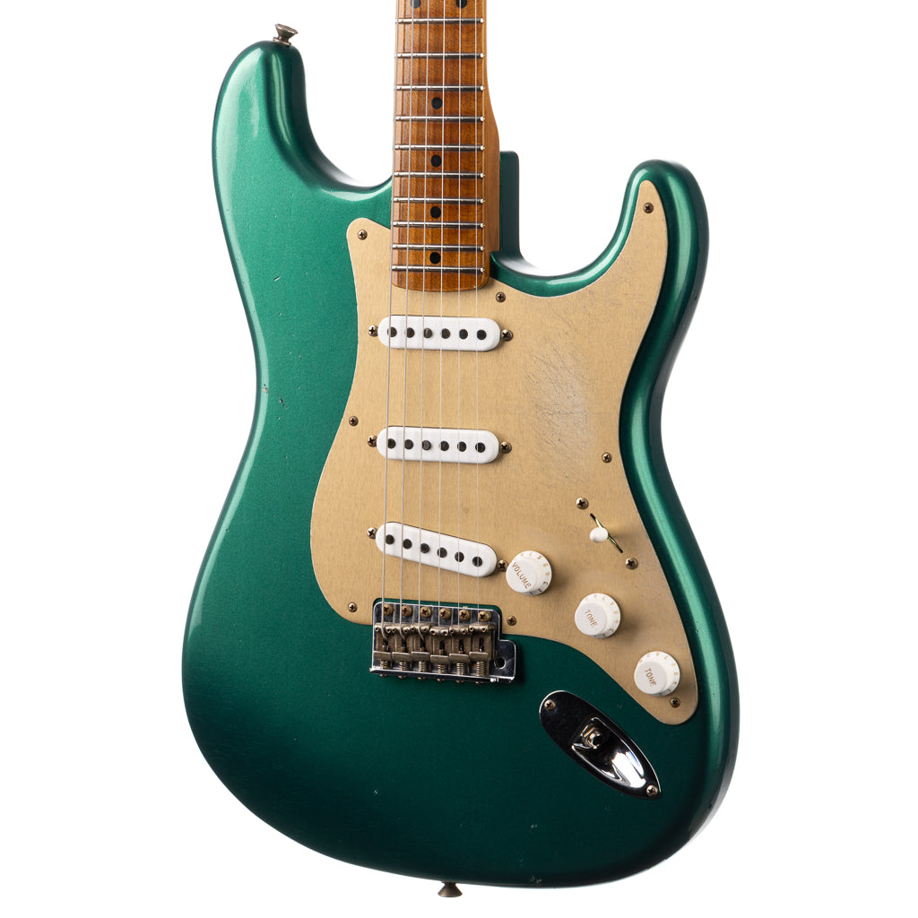 Fender Custom Shop Limited 70th Anniversary Roasted '54 Stratocaster Journeyman Relic -  British Racing Green (523)