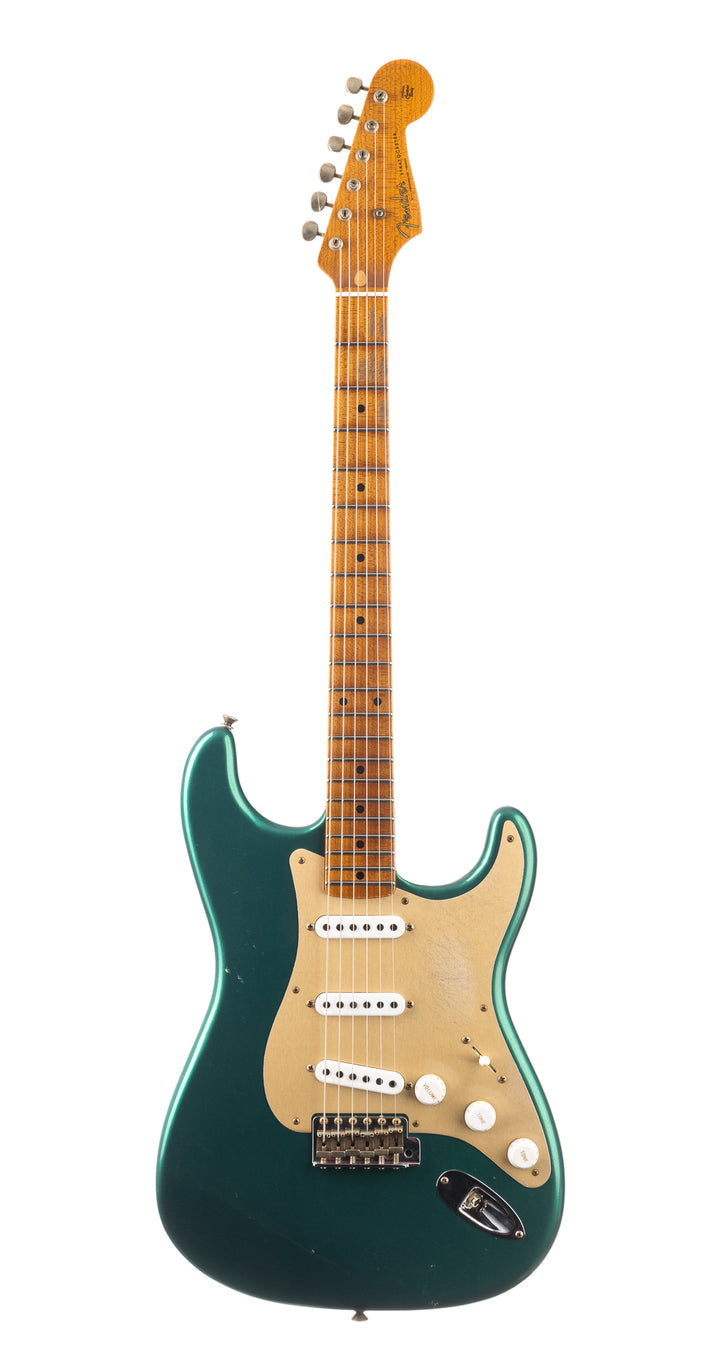 Fender Custom Shop Limited 70th Anniversary Roasted '54 Stratocaster Journeyman Relic -  British Racing Green (523)