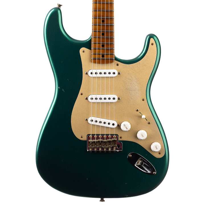 Fender Custom Shop Limited 70th Anniversary Roasted '54 Stratocaster Journeyman Relic -  British Racing Green (523)