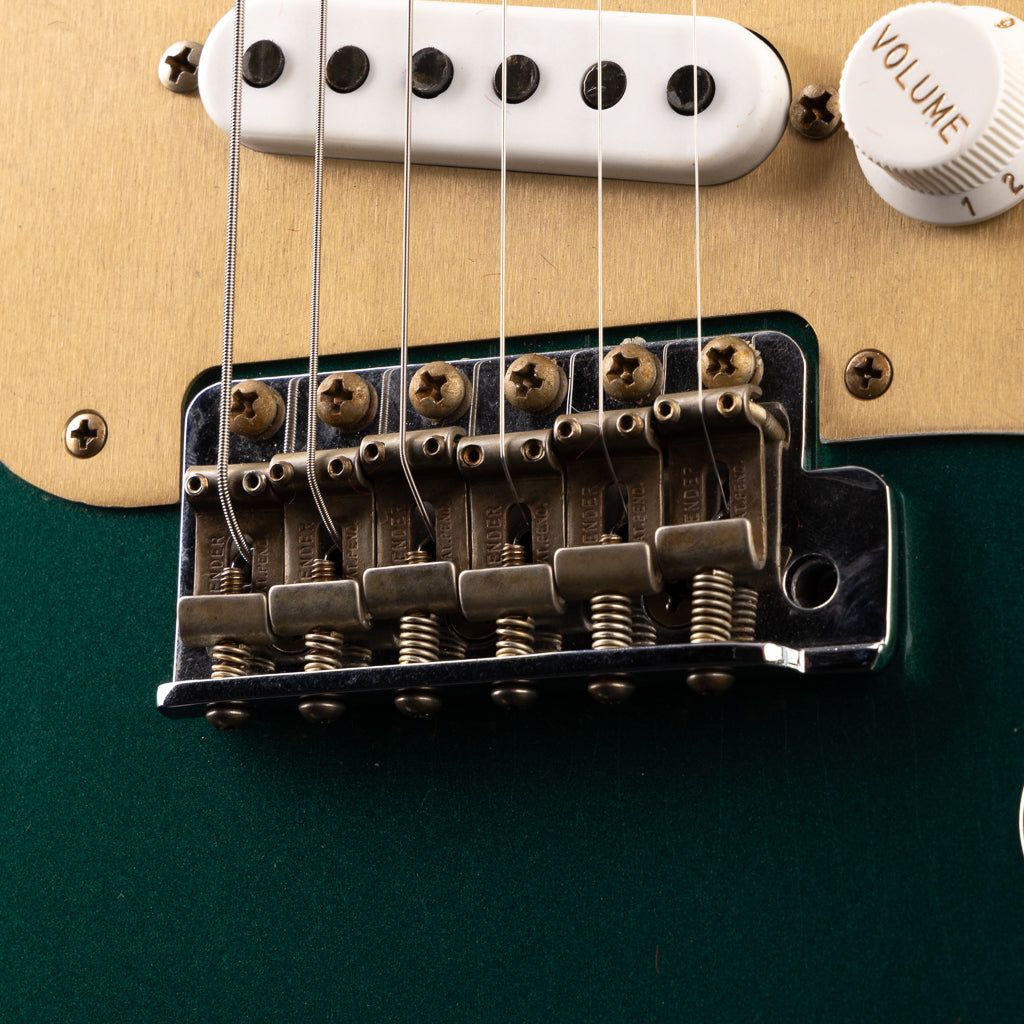 Fender Custom Shop Limited 70th Anniversary Roasted '54 Stratocaster Journeyman Relic -  British Racing Green (523)