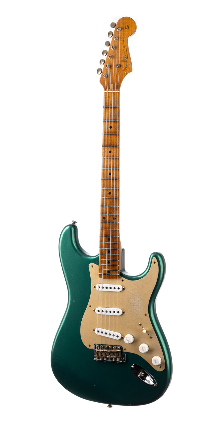 Fender Custom Shop Limited 70th Anniversary Roasted '54 Stratocaster Journeyman Relic -  British Racing Green (523)