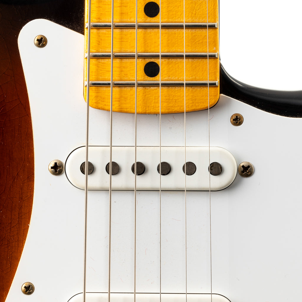 Fender Custom Shop 1954 Stratocaster Journeyman Relic - Wide Fade 2 Tone Sunburst - Master Built By Greg Fessler (641)