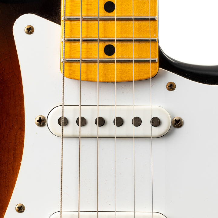 Fender Custom Shop 1954 Stratocaster Journeyman Relic - Wide Fade 2 Tone Sunburst - Master Built By Greg Fessler (641)