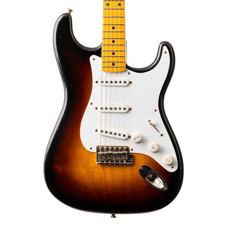 Fender Custom Shop 1954 Stratocaster Journeyman Relic - Wide Fade 2 Tone Sunburst - Master Built By Greg Fessler (641)
