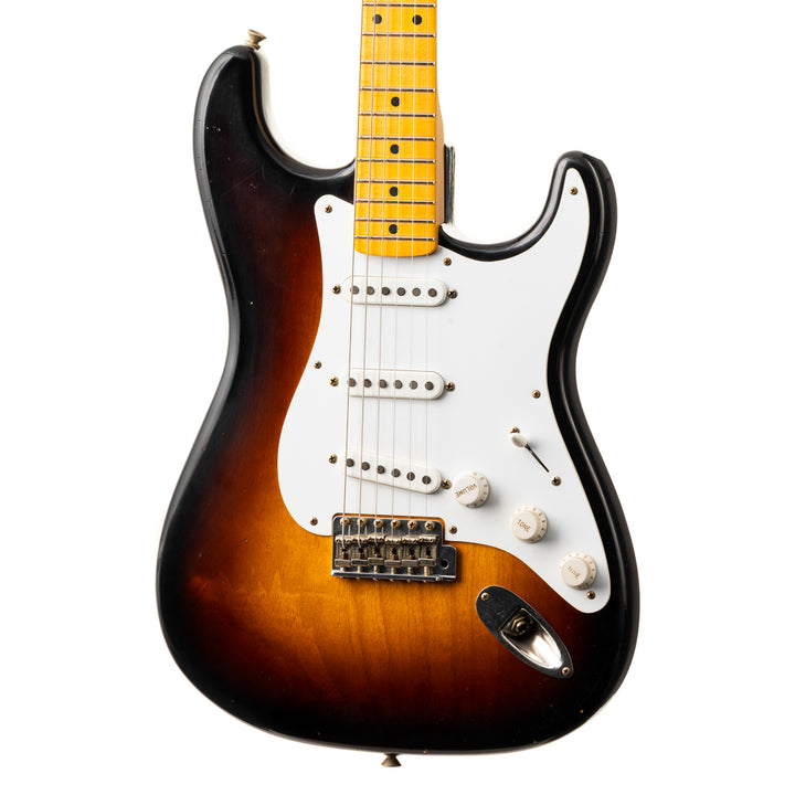Fender Custom Shop 1954 Stratocaster Journeyman Relic - Wide Fade 2 Tone Sunburst - Master Built By Greg Fessler (641)
