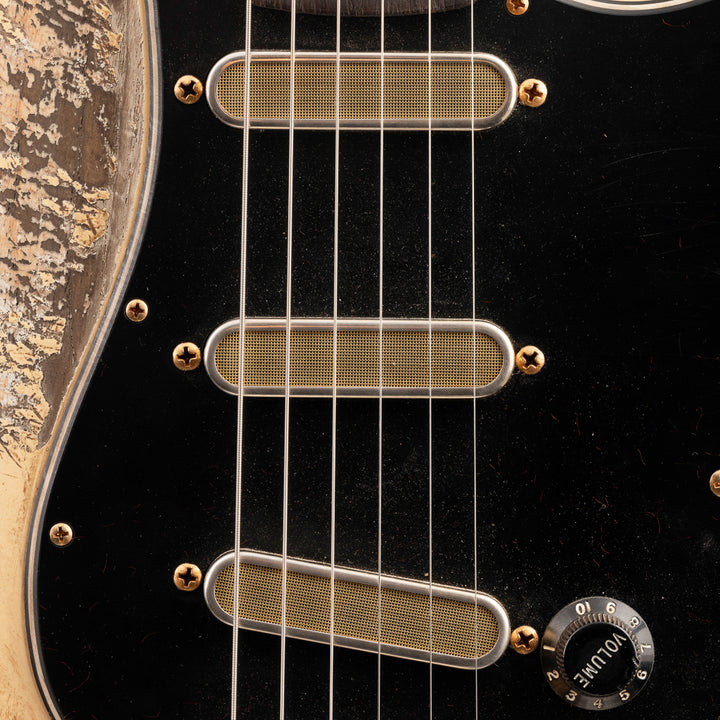 Fender Custom Shop 1966 Strat Heavy Relic – Olympic White – Masterbuilt By Austin MacNutt (231)