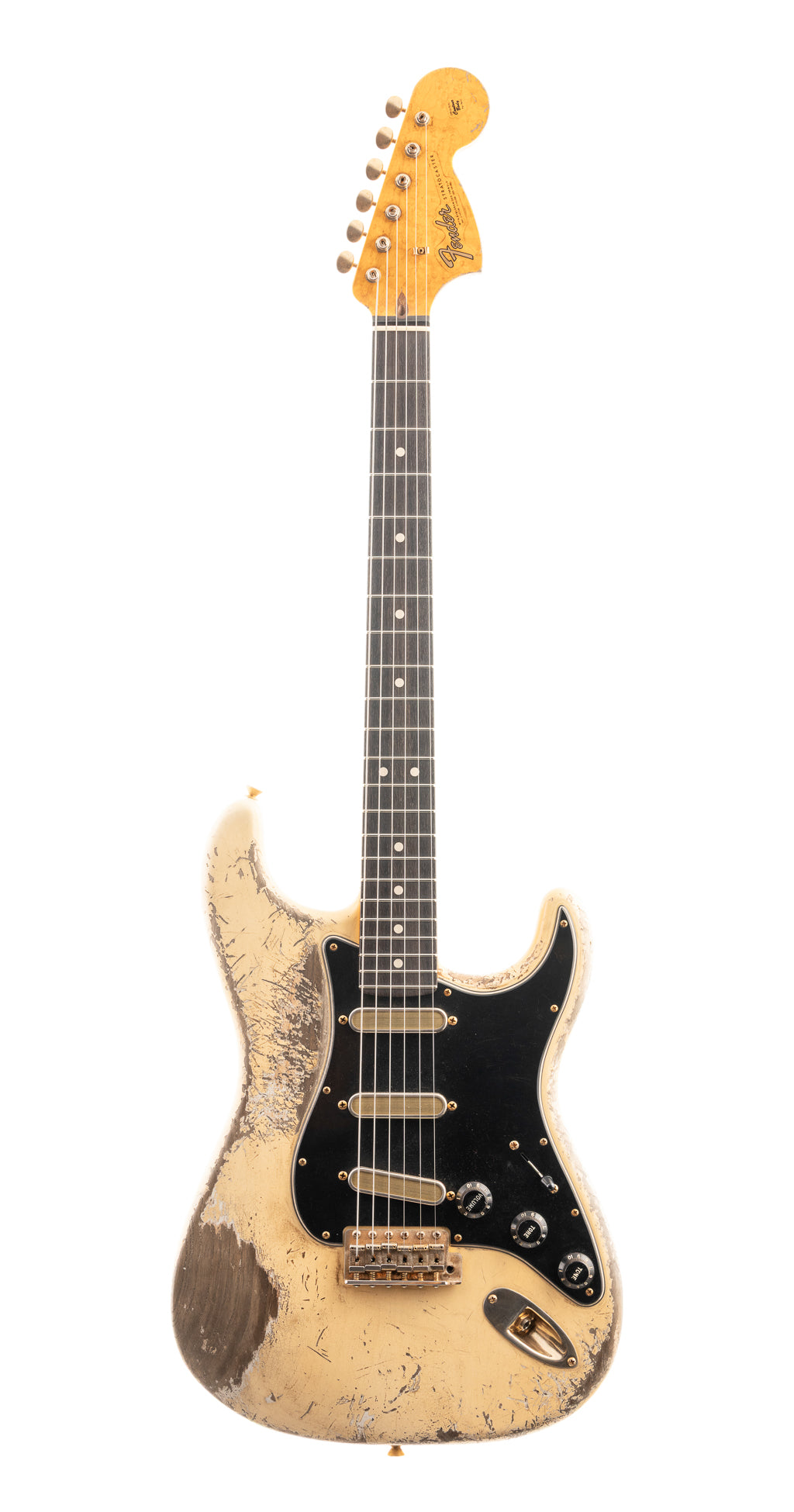 Fender Custom Shop 1966 Strat Heavy Relic – Olympic White – Masterbuilt By Austin MacNutt (231)