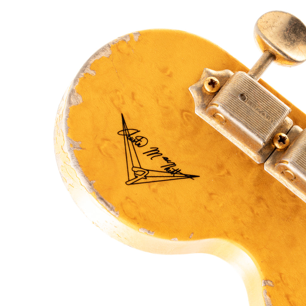 Fender Custom Shop 1966 Strat Heavy Relic – Olympic White – Masterbuilt By Austin MacNutt (231)