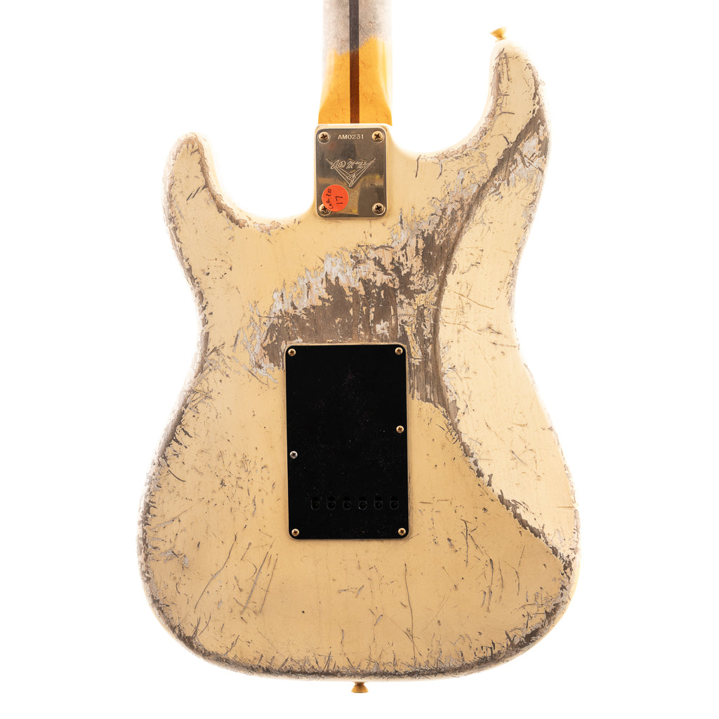 Fender Custom Shop 1966 Strat Heavy Relic – Olympic White – Masterbuilt By Austin MacNutt (231)