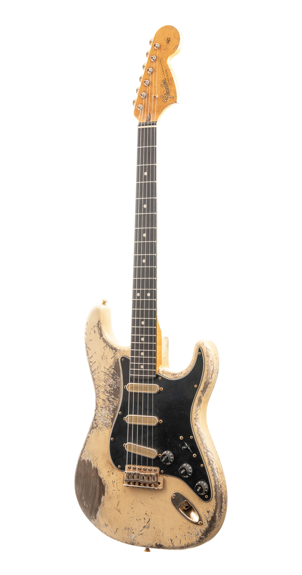 Fender Custom Shop 1966 Strat Heavy Relic – Olympic White – Masterbuilt By Austin MacNutt (231)