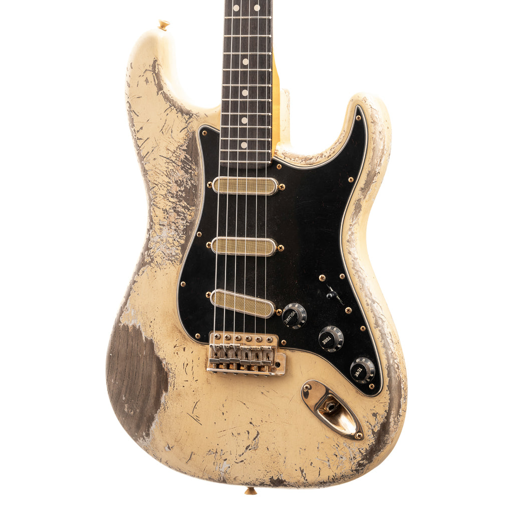 Fender Custom Shop 1966 Strat Heavy Relic – Olympic White – Masterbuilt By Austin MacNutt (231)