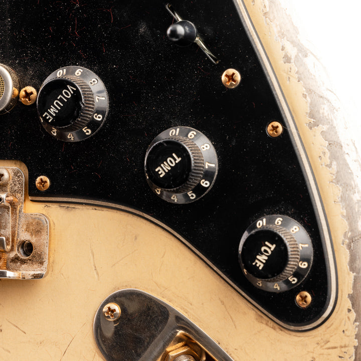 Fender Custom Shop 1966 Strat Heavy Relic – Olympic White – Masterbuilt By Austin MacNutt (231)