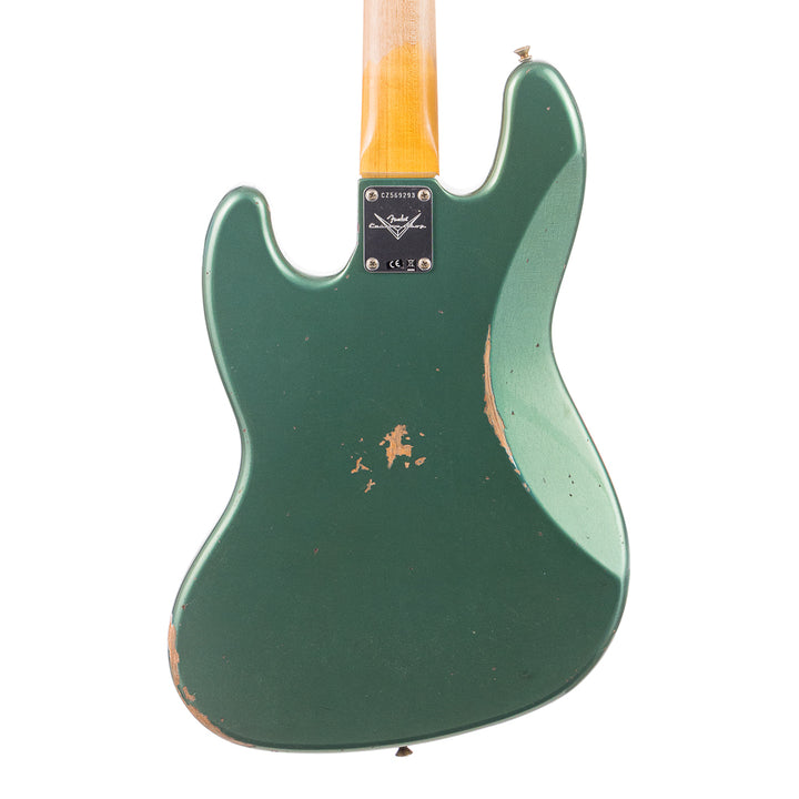 Fender Custom Shop '62 Jazz Bass Relic - Aged Sherwood Green Metallic (293)