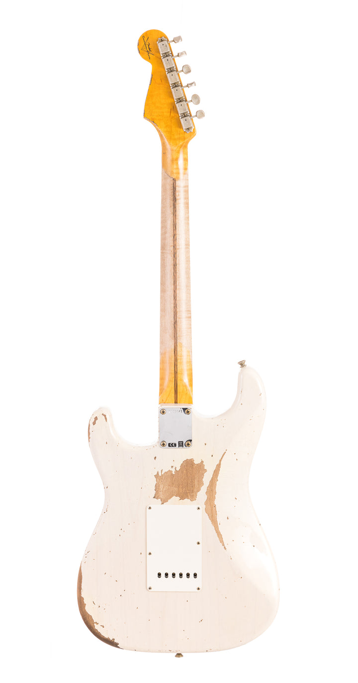 Fender Custom Shop 1957 Stratocaster Heavy Relic, Lark Guitars Custom Run -  White Blonde (843)