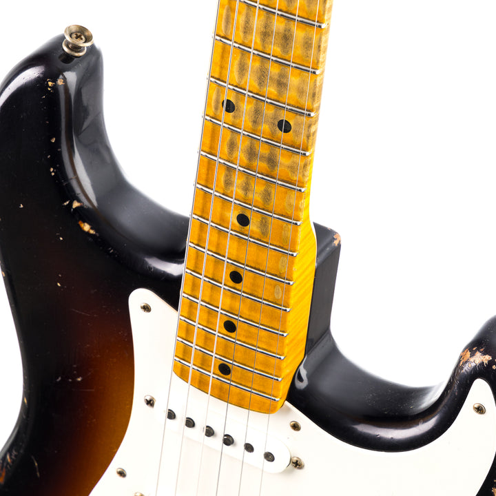 Fender Custom Shop Masterbuilt Todd Krause 1956 Stratocaster Heavy Relic - Wide 2 Tone Sunburst (583)