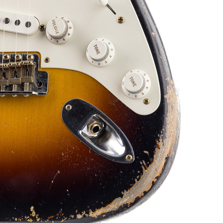 Fender Custom Shop Masterbuilt Todd Krause 1956 Stratocaster Heavy Relic - Wide 2 Tone Sunburst (583)