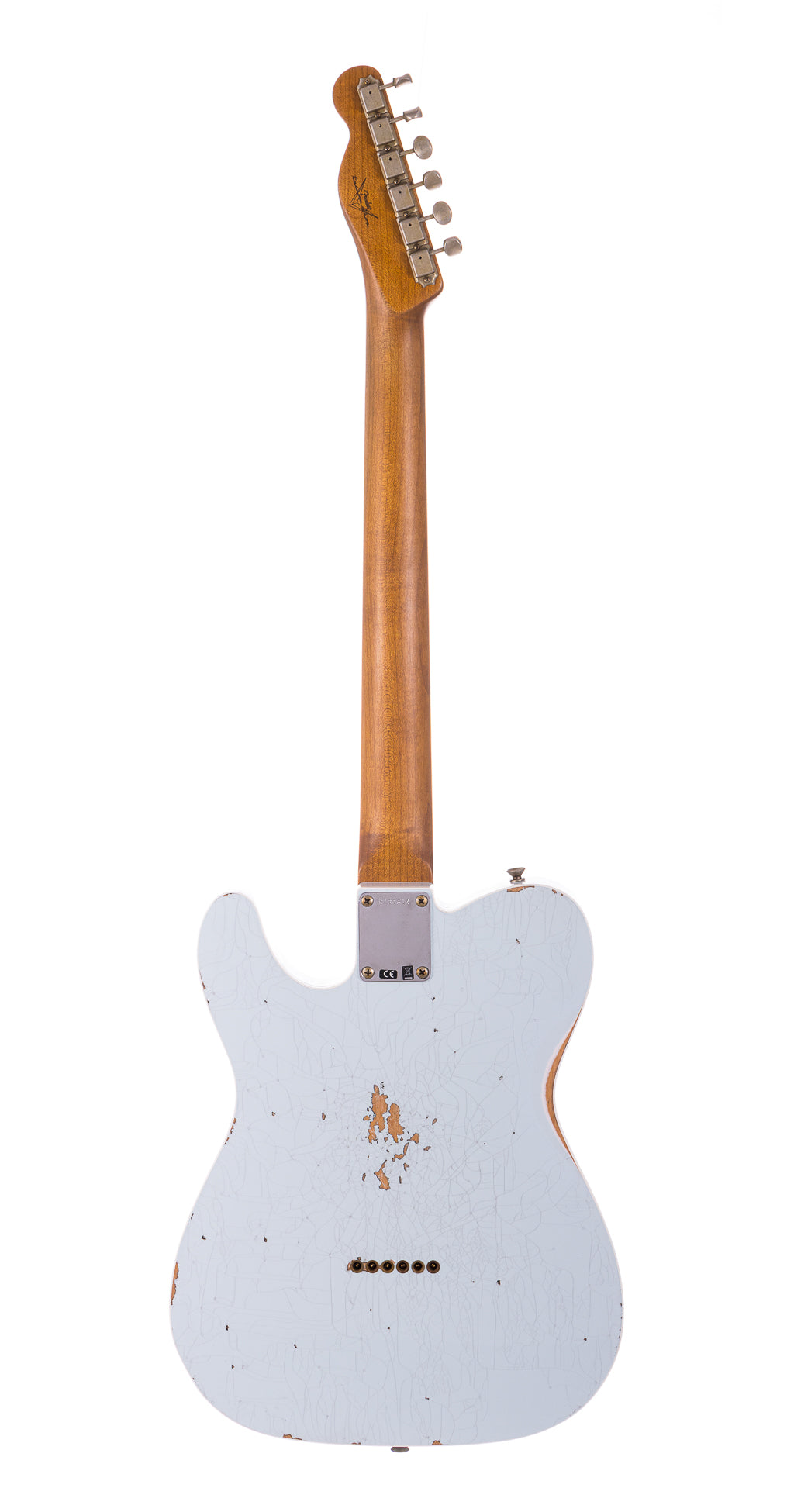 Fender Custom Shop 1960 Bound Telecaster Relic, Lark Custom - Faded Sonic Blue (614)