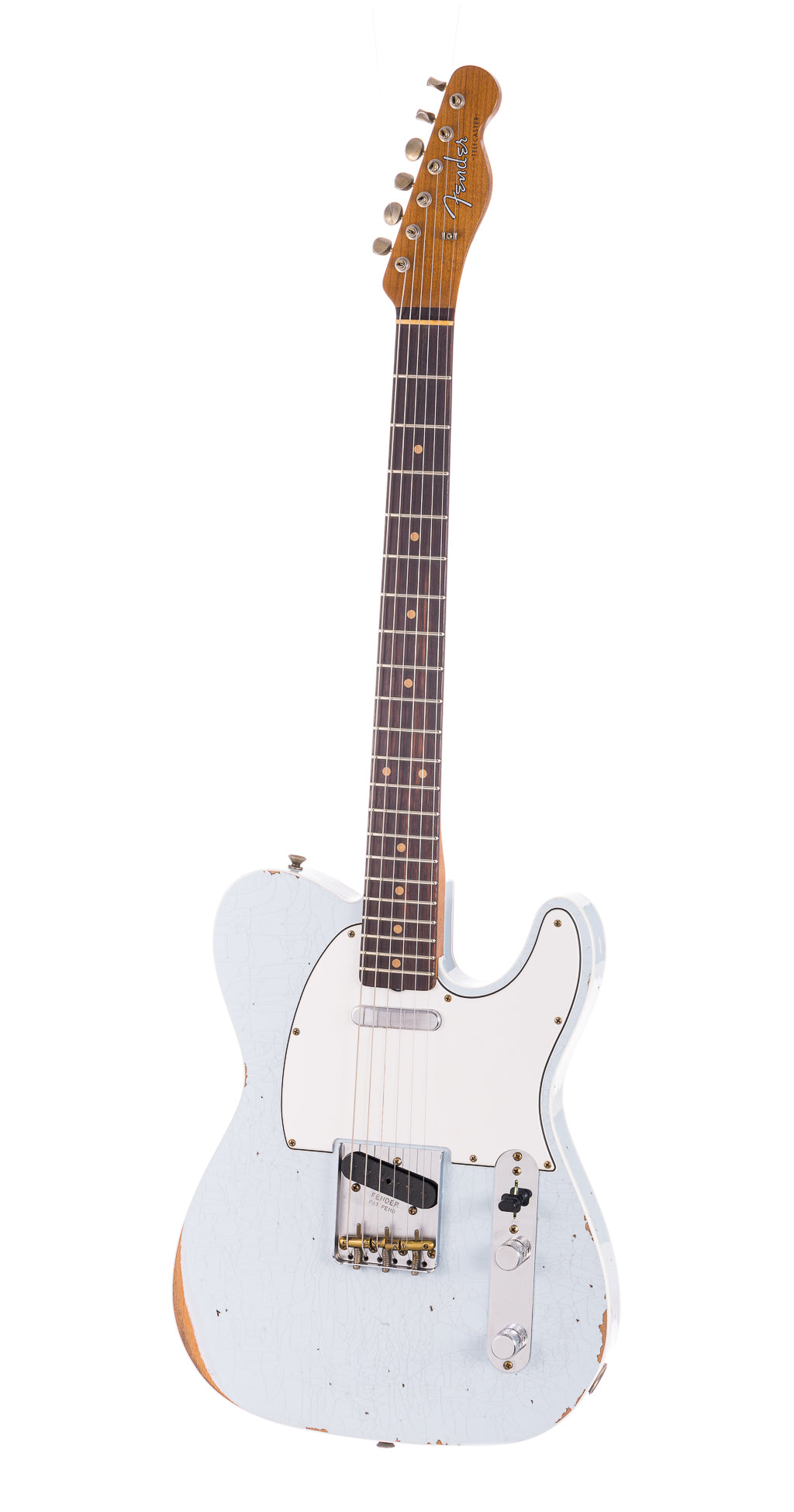 Fender Custom Shop 1960 Bound Telecaster Relic, Lark Custom - Faded Sonic  Blue (614)