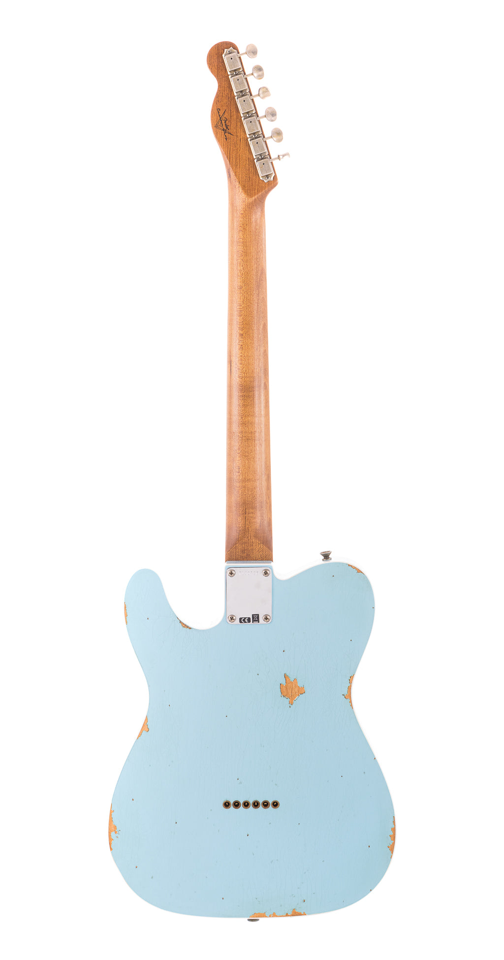 Fender Custom Shop 1960 Bound Telecaster Relic, Lark Custom - Daphne Blue  (736)