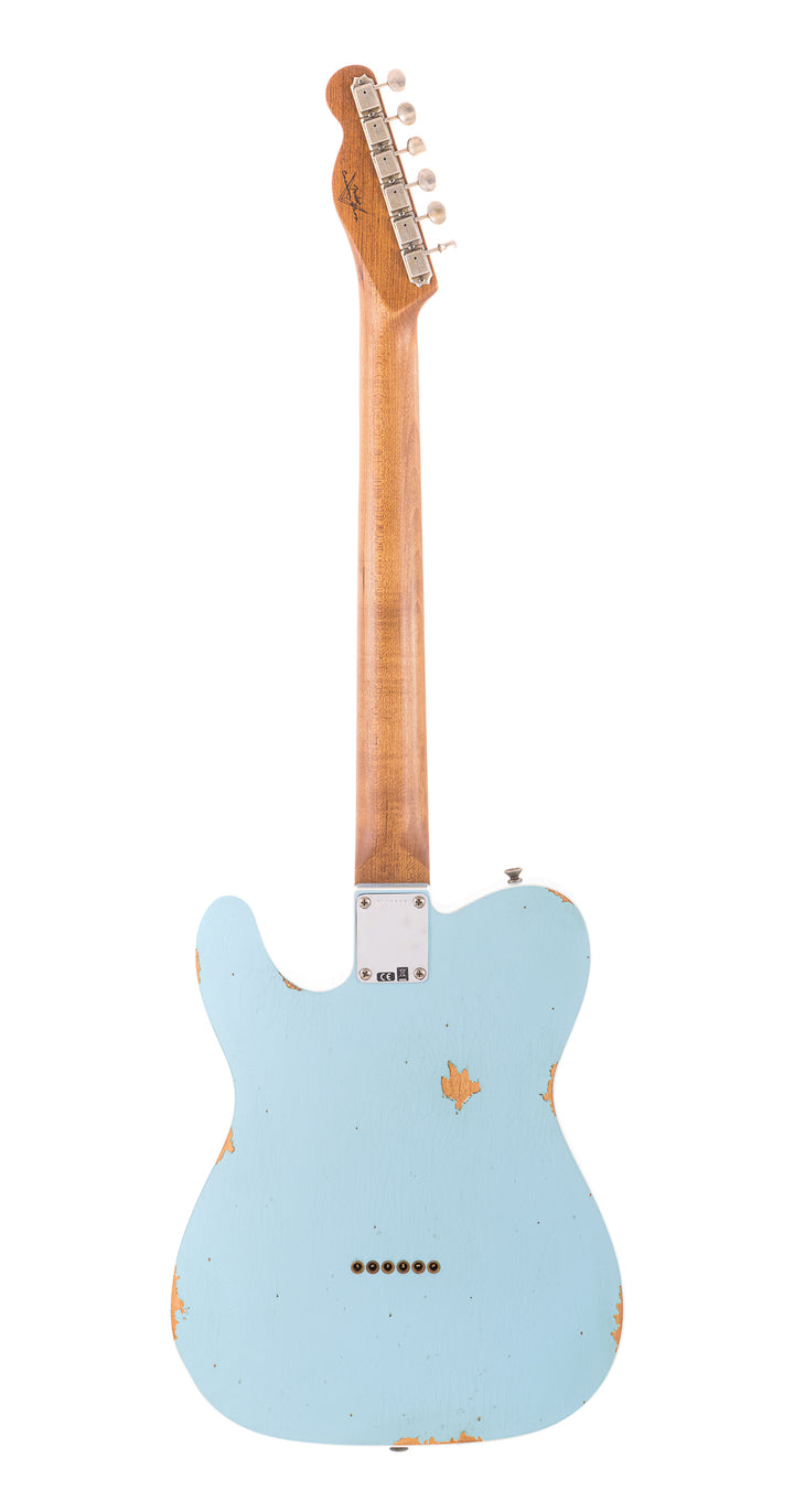Fender Custom Shop 1960 Bound Telecaster Relic, Lark Custom - Daphne Blue (736)